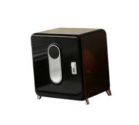 Harilla Combination Lock Box Lockable Storage Box Sturdy Portable Desktop File Organizer Cabinet Secure Storage Organizer for School, Black