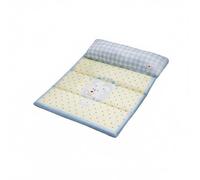 Harilla Cooling Cushion Foldable Pet Bed With Ergonomic Pillow Double Sided Comfort For Every Season Waterproof And Tough Low Maintenance suitable for car crate home, Blue, L