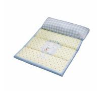 Harilla Cooling Cushion Foldable Pet Bed With Ergonomic Pillow Double Sided Comfort For Every Season Waterproof And Tough Low Maintenance suitable for car crate home, Blue, S