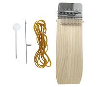 Harilla Darning Loom Speedweve Type Weave Tool for Mending Jeans and Clothes Repair Holes Handcrafts Making Stitching Sewing Small Weaving Loom Kit, 14 Pin