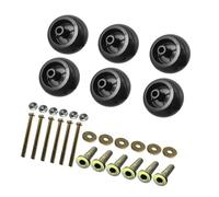 Harilla Deck Wheels Kit Hardware Kit with Bolts Locknuts Replacement for 103-7263 1-603299, 6 Pieces Kit