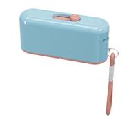 Harilla Dental Floss Picks Dispenser Dental Floss Case No Break Tooth Pick Automatic Multifunctional Essentials Tool Organizer Box, Blue