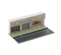 Harilla Diorama Scenery Display for 1/64 Model Car Backdrop Decoration with Light Models Scenery for Model Cars Display for Gifts, bar
