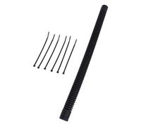Harilla Diving BCD Inflator Hose, Corrugated Inflator Replacement Buoyancy Compensator Diver Pipe Repair Scuba Dive BC Airway Hoses, 48cm