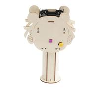Harilla DIY Electric Bubble Machine Science Experiment Kits Children DIY Crafts Wooden Kids Science Toy Self Assembly for Homeschool