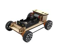 Harilla DIY Four Wheel Drive Car Model Kit,Science and Physics Experiment Kit Gifts Hobbies Professional Desk Decor Education Toy
