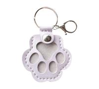 Harilla Dog Cat Paw Shaped Keychain Pet Lover Keyring Decorative Cute Keepsake Handmade Animal Keyring Key Pendant Dog Lovers Gift, Purple