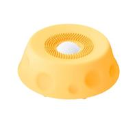 Harilla Dog Licking Bowl Dog Lick Ball for Liquid Food Cleaning Creative Indoor Slow Feeder for Cat Small and Medium Dogs, Yellow