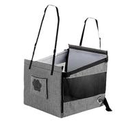 Harilla Dog Seat for Car Puppy Carrier Bed with Leash Stable Large Removable Comfortable Foldable Oxford Cloth Hammock for Back Seat