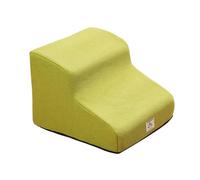 Harilla Dog Stair 2 Steps Dog Ladder Portable Non Slip Removable Washable Cover Pet Stairs for Older Dogs Pet Ramp for High Bed Car, Yellow