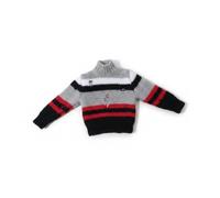 Harilla Doll Sweater Knitted Pullover Clothing Outfit Top With Ribbed Long Sleeves And Structured Hem Made Of Woolen Yarn suitable for 1/6 doll , Grey , 30 Cm