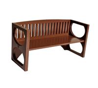 Harilla Dollhouse Miniatures Accessories Tiny Park Bench Model Pretend Play Mini Garden Seat 1:12 Scale for DIY Crafts Ornament Decor, Style B