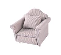 Harilla Dollhouse Sofa 1:12 Scale Mini Realistic Photography Props DIY Scene Dollhouse Decoration, Style A