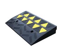 Harilla Driveway Curb Ramp Climbing Triangle Pad Easy to Clean Roadside Slope Pad Threshold Ramp for Trucks Pedestrians