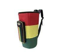 Harilla Drum Storage Case Hand Drum Bag Djembe Backpack Percussion Tote With Structured Padding Front Accessory Pocket And Secure Carry Suitable for rehearsals performances daily travel, 12 Inch