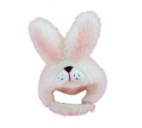 Harilla Ear Doll Hat BJD Hat Bonnet Headwear Accessory Handmade Cloth Material Snug Fit For 13-15cm Head Circumference With Careful Crafting Suitable for OB11 , White Rabbit Hat
