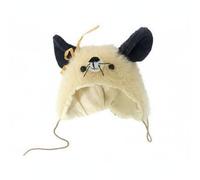 Harilla Ear Doll Hat BJD Hat Bonnet Headwear Accessory Handmade Cloth Material Snug Fit For 13-15cm Head Circumference With Careful Crafting Suitable for OB11 , Mouse Hat