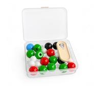 Harilla Educational Aid Interlocking Ball-and-Link Model Kit Structural Building Set Science Assembly Material With Secure Storage Box Suitable for Junior Classroom Study Educational Discussion