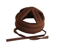 Harilla Elderly Protective Head Hat Seniors Head Protector Anti Collision Prevent Head Injury Thick, Adult Sizing Fall Protection Hat, Brown