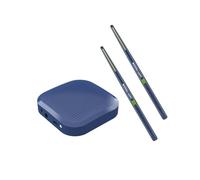 Harilla Electric Air Drum Set Electronic Drum Set Drum Accessory, Air Drum Set Pocket Size Drum Set for Kids Beginner Performace, Blue Basic version