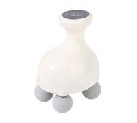 Harilla Electric Body Massage Tool Cordless,Mini Deep Tissue Powerful Muscle Massage with 4 Heads for Legs Face Hands Neck, White