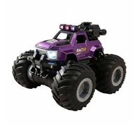 Harilla Electric Car Remote Control Car RC Monster Truck Toy With Gesture Sensing And Handheld Grip Control Spray Mist Exhaust Shock Absorbing Wheels Suitable, Purple, Yl-130