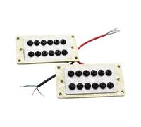 Harilla Electric Guitar Humbucker Pickup Double Coil Pickup Professional Replacing Practical High Performance Compact Repair Part, Neck and Bridge