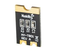Harilla Electric Guitar Treble Bleed Guitar Volume Potentiometer Easy to Install Compensation for Musical Instrument Replacements, Type A
