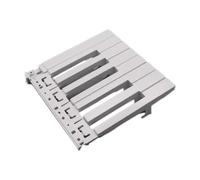 Harilla Electric Piano Keyboard Replacement Pianos Component, Musicians Training Exercise White Notes Panel for Psr-s550