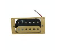 Harilla Electric Pickup Humbucker Set Neck Bridge Guitar Vintage Aesthetic Direct Replacement Pre Wired Suitable for blues rock stage, 52MM, Bridge