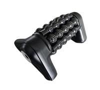 Harilla Electric Rolling Percussive Massaging Rechargeable for Office Workers Ideal Gift Adjustable Full Body Deep Tissue Massaging, Black and Silver