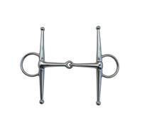 Harilla Equestrian Bit Horse Bit Tack Bit With Stainless Steel Bar Section And Simple Loop Sides For Easy Integration Suitable , DI2381-125mm Full Cheek Snaffle Bit