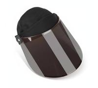 Harilla Face Helmet Face Guard Visor With Full Face Coverage And Flip Up Rotation For Easy Positioning Suitable for factory work construction sites metalworking cutting tasks, Array, Brown