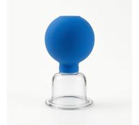Harilla Facial Vacuum Device Silicone Suction Cupping Massager Bulb Flexible and Easy Massage Suitable for Home Use, Blue, 4