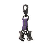 Harilla Firefighter Glove Strap Work Glove Holder Fireman Turnout Gear Portable Heavy Duty Outdoor Tool Work Glove Holder Clip, Purple