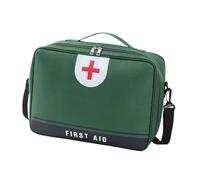 Harilla First Aid Bag Empty Medical Bag Professional Smooth Zipper Emergency Organizer Multifunctional for Outdoor Gym Trip Home Car, gren