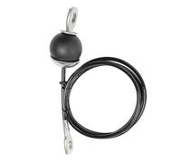 Harilla Fitness Pulley Cable Pulley System Cable Thick 6mm Portable Cables Machine Accessories Practical Attachment Steel Wire Rope, 3.5m