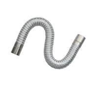 Harilla Flue Extension Tube Chimney Ventilation Portable Fire Place Boiler Heater Exhaust Pipe Pipe for Camping Wood Log Burning, 7cmx2m