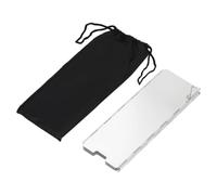 Harilla Folding Camping Burner Windscreen Lightweight Camping Burner Windscreen with Storage Pouch Heat-Resistant for Picnics
