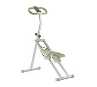 Harilla Folding Step Exerciser With Sturdy Steel Frame Non Slip Pedals Foldable Design Portable Fitness Machine For Low Impact Aerobic Exercise Suitable For Seniors Home Use, Green