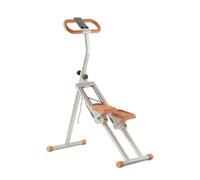Harilla Folding Step Exerciser With Sturdy Steel Frame Non Slip Pedals Foldable Design Portable Fitness Machine For Low Impact Aerobic Exercise Suitable For Seniors Home Use, Orange