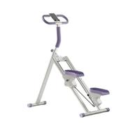 Harilla Folding Step Exerciser With Sturdy Steel Frame Non Slip Pedals Foldable Design Portable Fitness Machine For Low Impact Aerobic Exercise Suitable For Seniors Home Use, color to 2