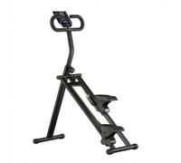 Harilla Folding Step Exerciser With Sturdy Steel Frame Non Slip Pedals Foldable Design Portable Fitness Machine For Low Impact Aerobic Exercise Suitable For Seniors Home Use, Black