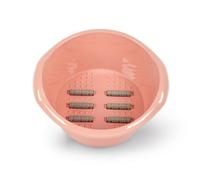 Harilla Foot Massage Basin Foot Soak Tub Pedicure Basin Foot Bath Container with Built in Rollers Thickened PP Material Ergonomic Deep Walls Suitable for Home spa Foot Dorm Senior use, Pink