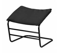 Harilla Foot Support Ottoman Footrest Stool Bench Seat Cushion with Tubular Metal Base and Soft Textile Pad for and Stable Support Suitable for Desk Work Home Seating Reading Living Room