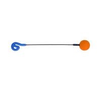 Harilla Friction Gong Mallet Percussion Portable Instruments Double Head Gong Resonant Mallet for Sound Baths Performance, Orange Head