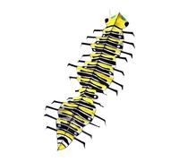 Harilla Giant Realistic Animal Kite,Dynamic Toy,Windsock Beach Fly Kite Easy to Fly for Beginner Trips Kids Adults Travel Birthday, Yellow