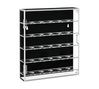 Harilla Golf Ball Display Case Organizer Memorabilia Display for 25 Balls Storage Box Transparent Acrylic Storage Rack Cabinet