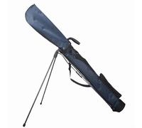 Harilla Golf Club Storage Stand Bag Portable Practice Carrier Organizer With Upright Stand Lightweight Nylon Water Resistant Suitable for solo practice informal play driving range, Dark Blue