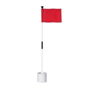 Harilla Golf Pin Flag Hole Cup Set,Putting Green Flag and Hole Cup Portable Compact Practice Training Golf Flagstick for Home Golfing, 1 Set